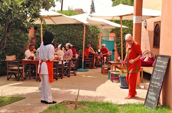 restaurant amal women marrakech