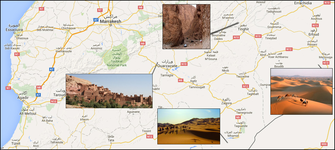 Desert tour in Morocco