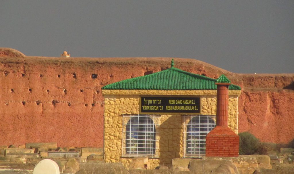 Jewish cemetery in Marrakech