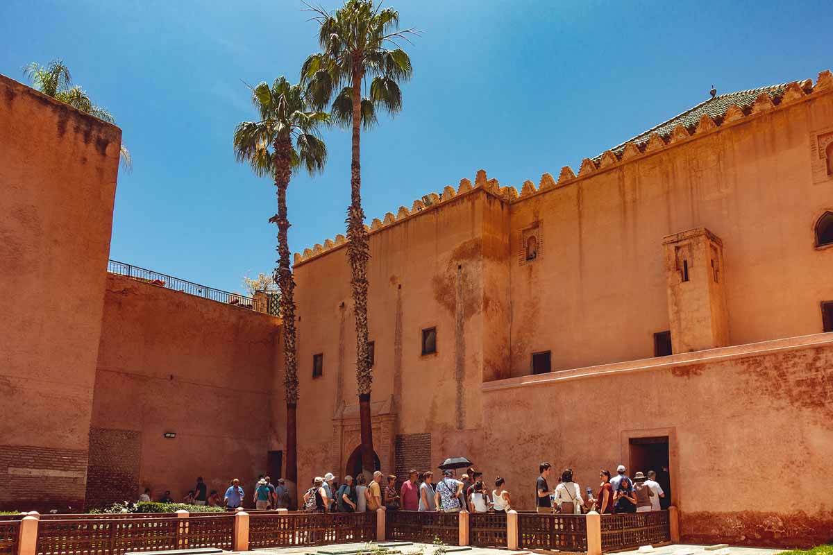 Tourists in Marrakech