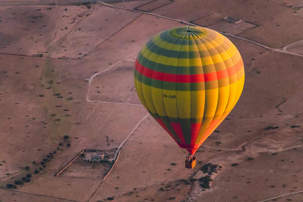 Simply Amazing: Views from a hot air balloon in Marrakech