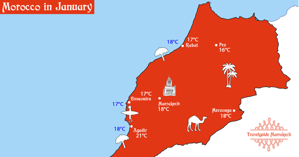 Morocco in January weather, temperatures and holiday tips