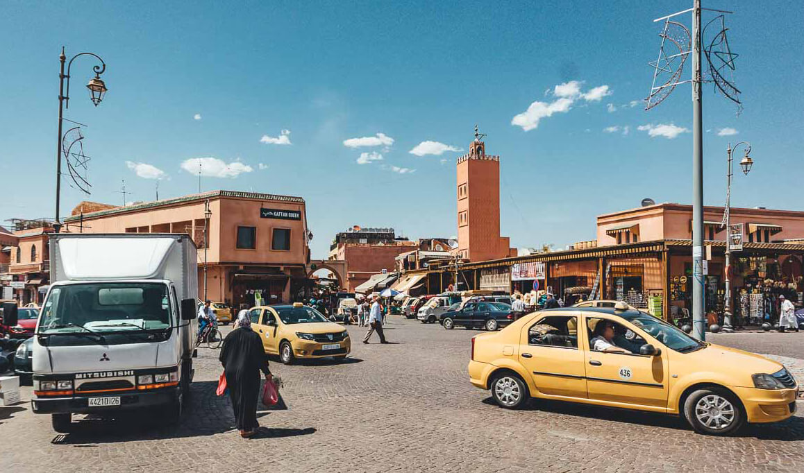 Petit Taxis in Marrakech