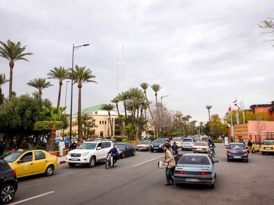 traffic in Marrakech
