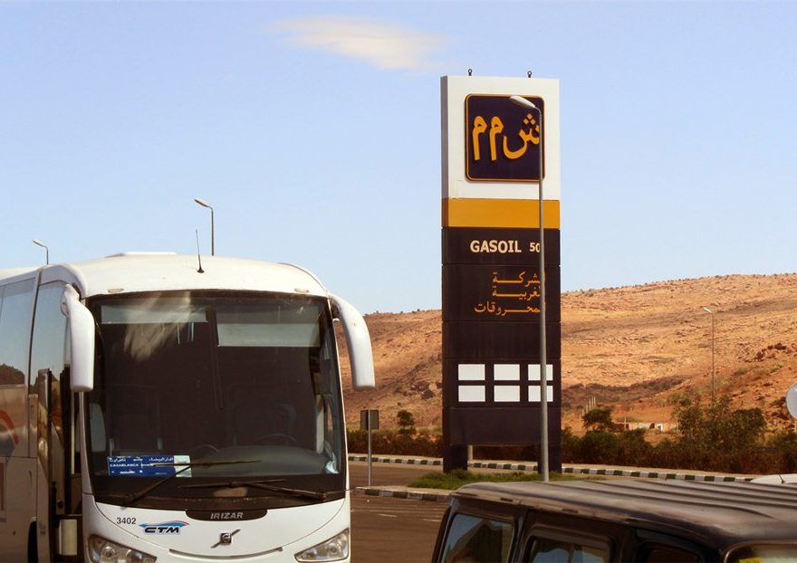 CTM bus in Morocco