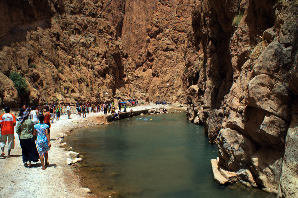 Hiking around the Todra Gorge in Morocco