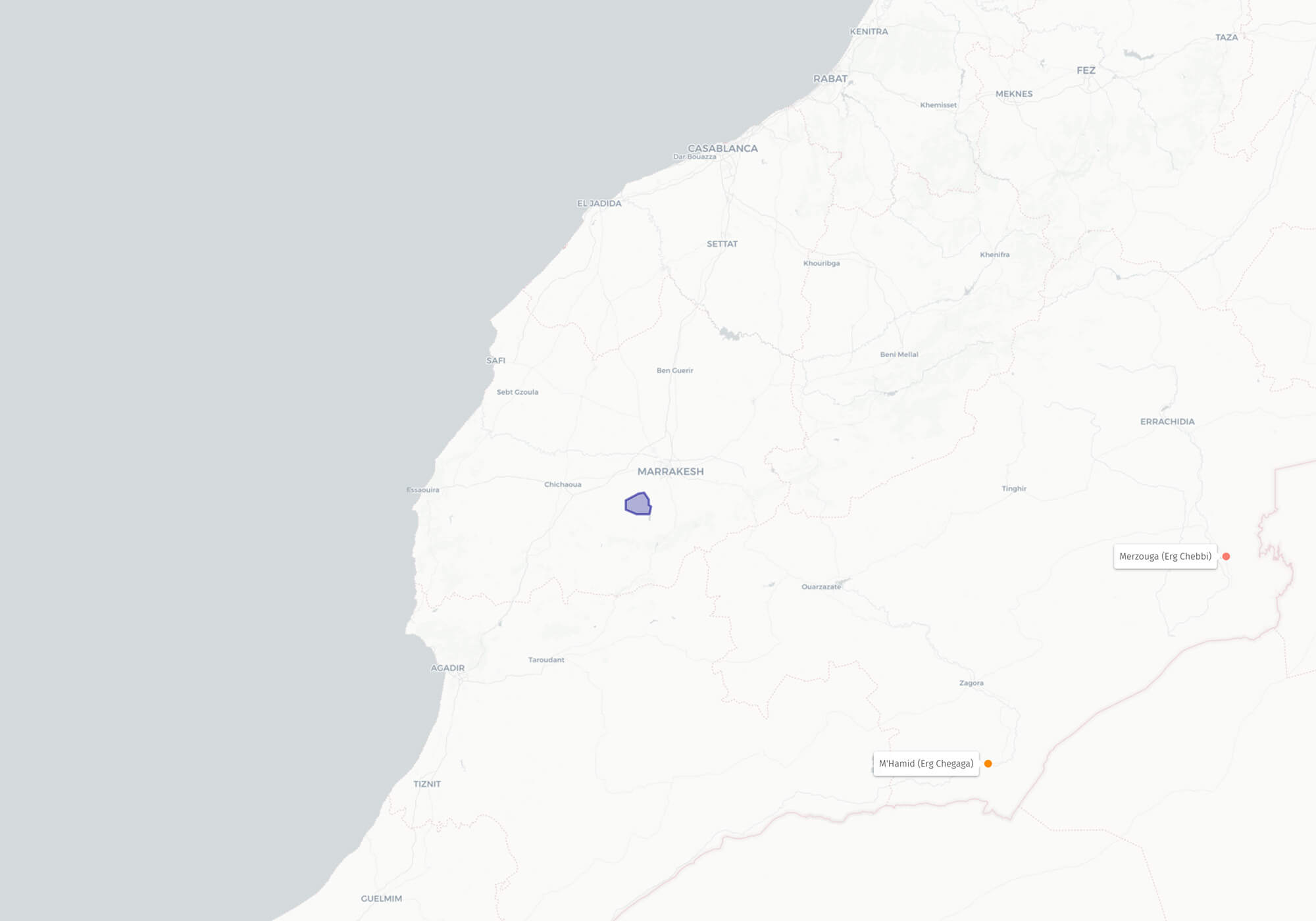 Agafay Map Morocco