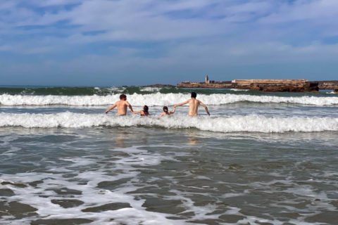 Swimming in Morocco with Kids