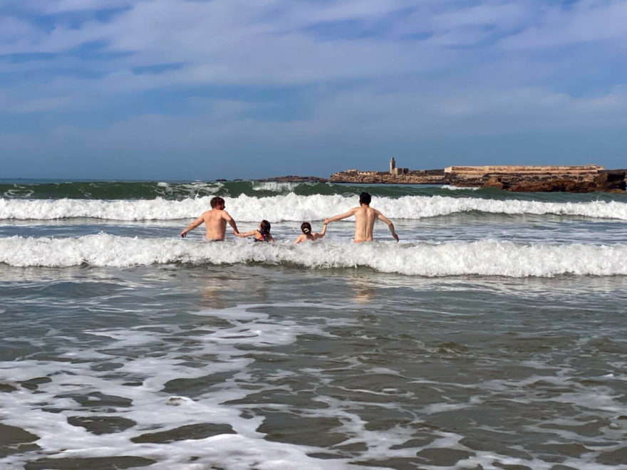 Swimming in Morocco with Kids