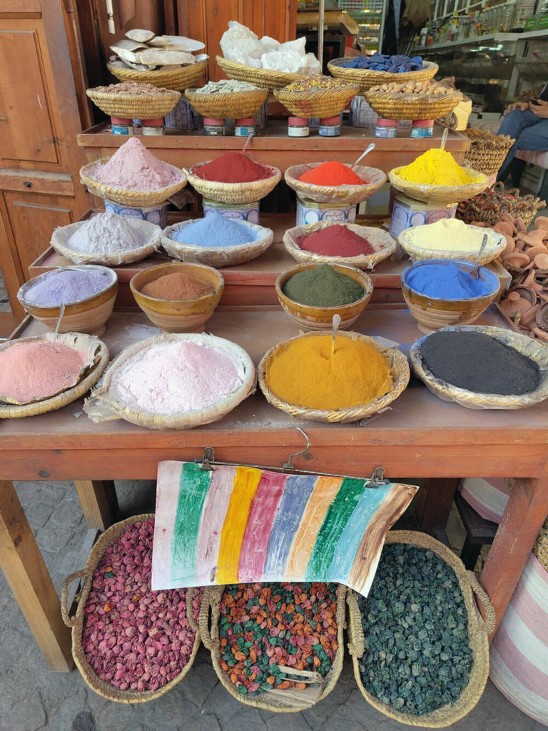 color pigments morocco