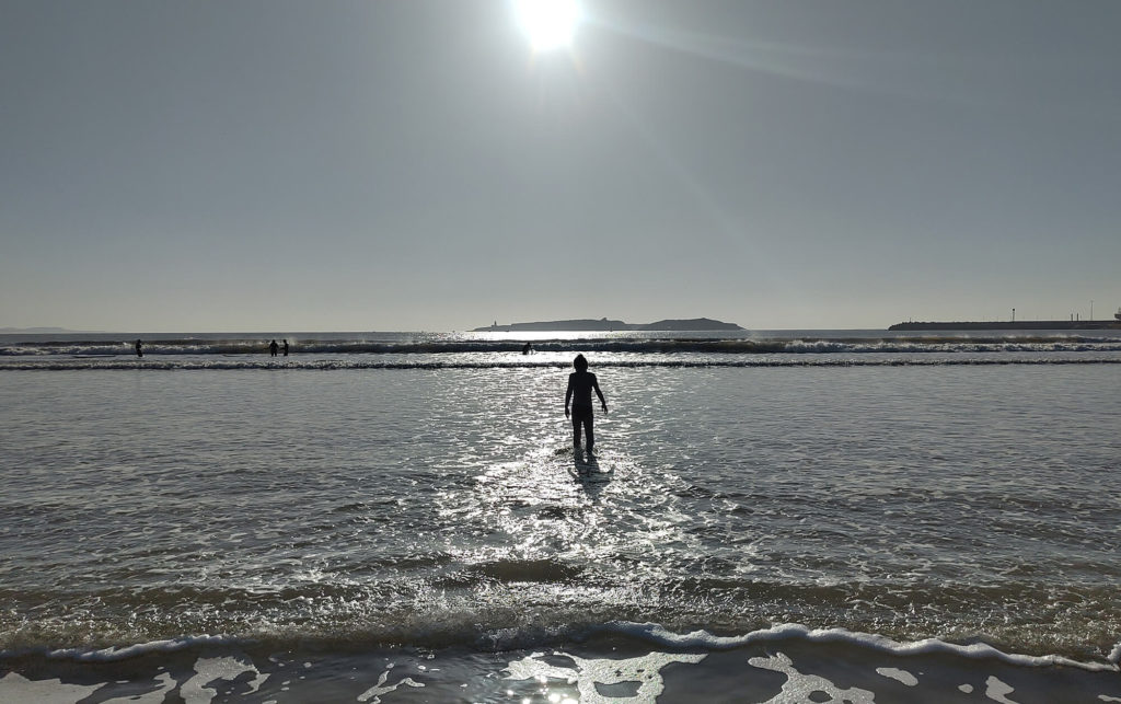 Essaouira swimming kids